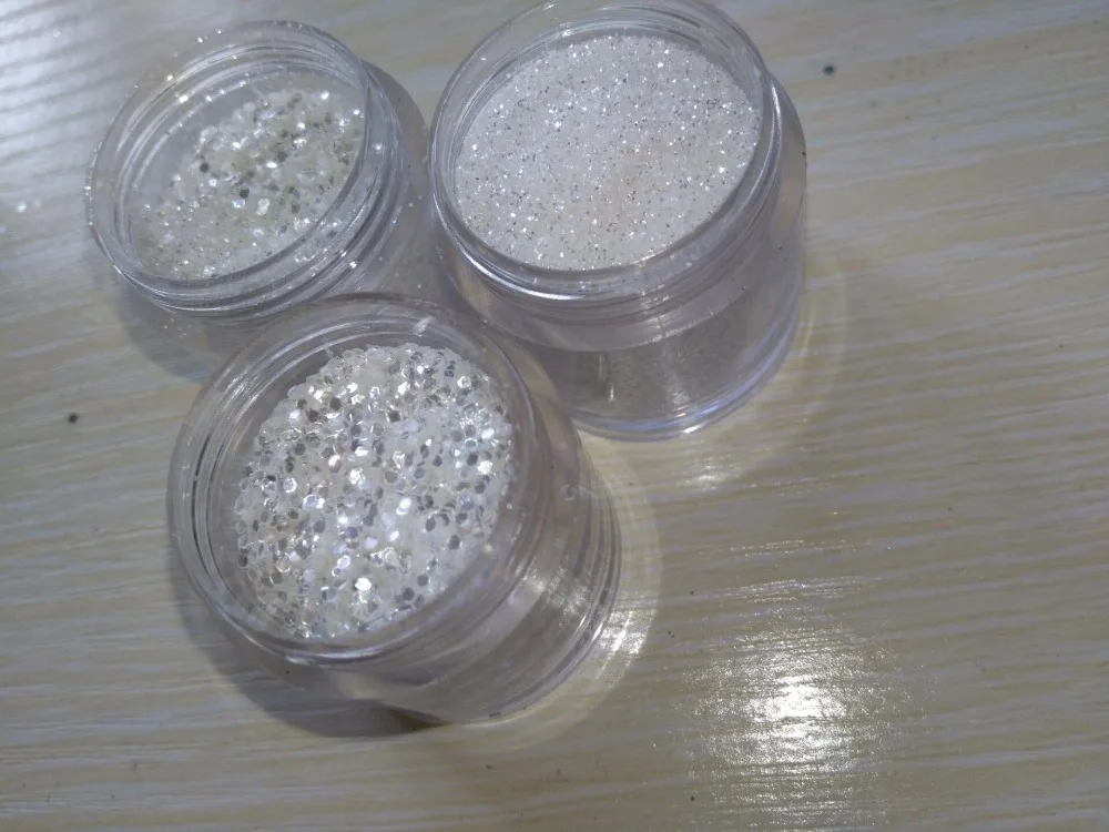

10g Glitter Diamond Dust NAIL ART Iridescent Fine (.008") Glitter Powder - for gel nail polish, gel and acrylic nail powder