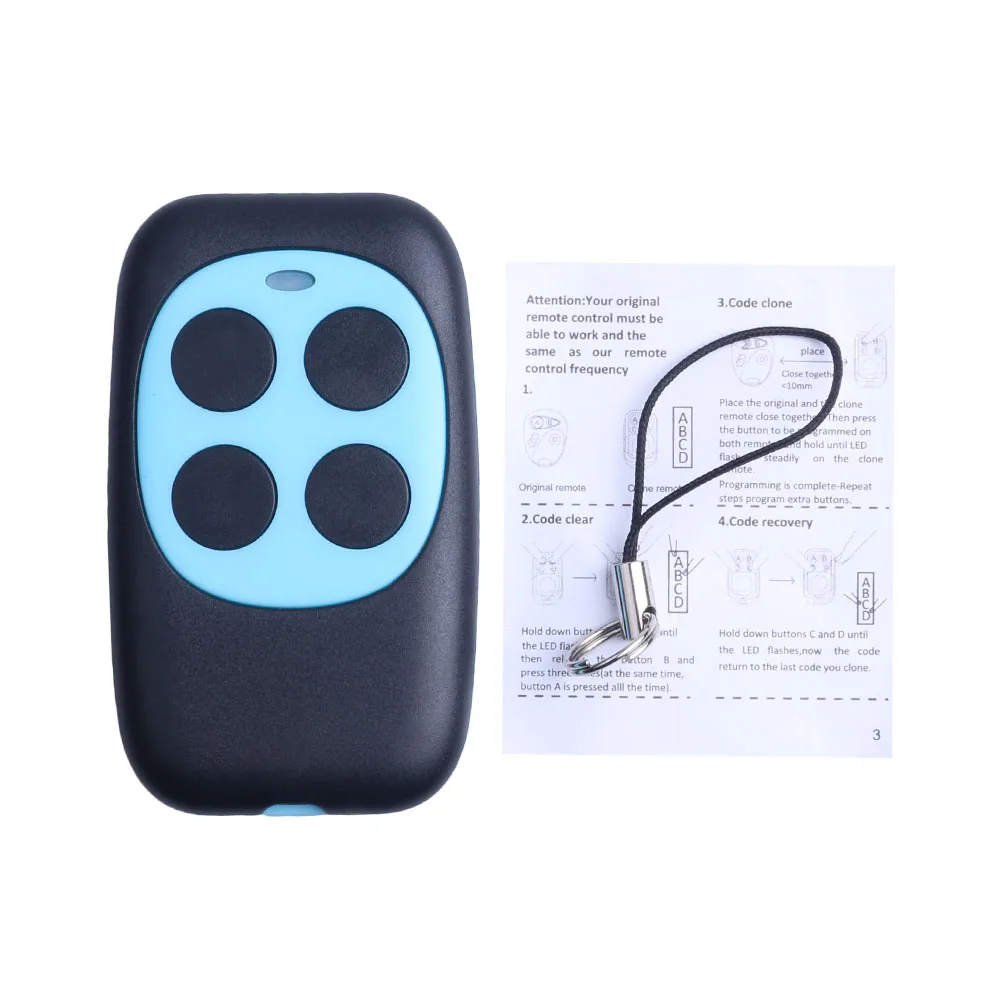 Универсальный беспроводной пульт дистанционного управления 433 МГц 4 канальный