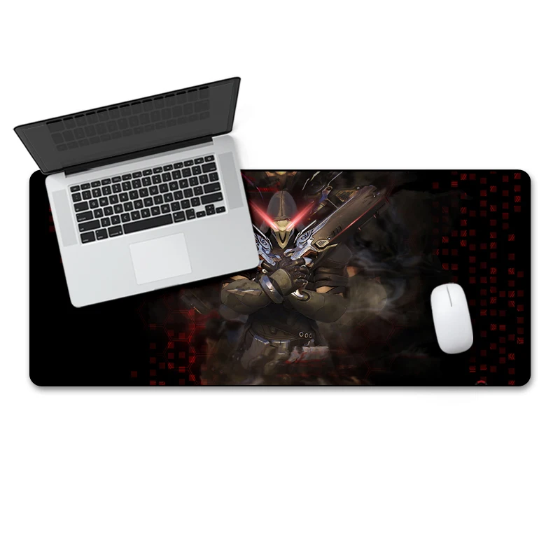 FFFAS 70X30 см высокий игровой коврик для мыши анти-с блокировкой скольжения края водонепроницаемый натуральный резиновый Настольный коврик для мыши для Overwatch death D. VA