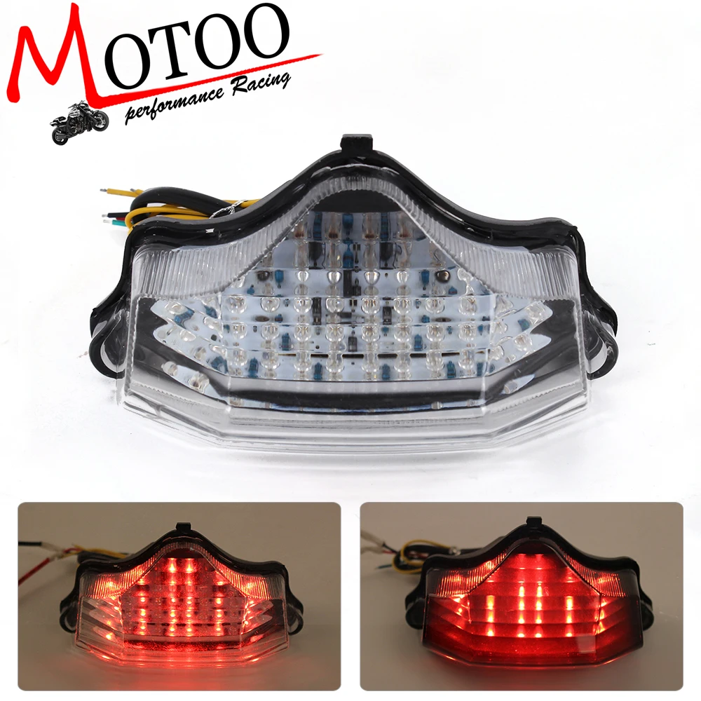 Motoo - free shipping Motorcycle LED Tail Brake Turn Signal Integrated Light for Yamaha FZ600 FZ6 04-09 |