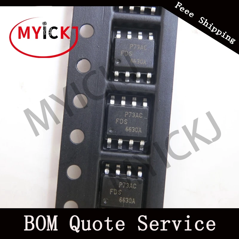 10 шт. FDS6630A микросхема MOSFET N-CH 30 V 6.5A 8soic