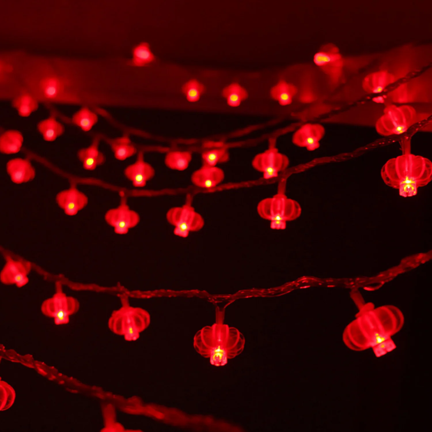 Behogar 5 м в переменного тока 50 LED Батарея работает Фонари Строки на китайский новый