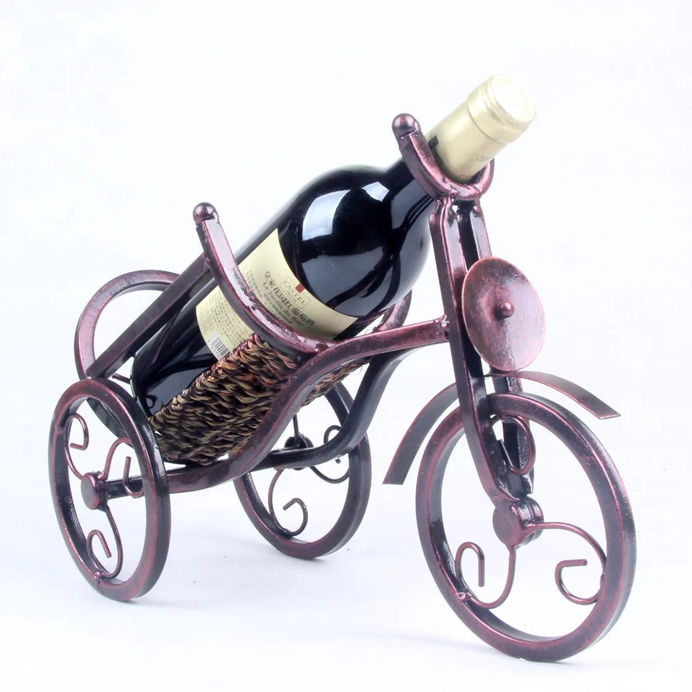 Кованого железа мотоцикл модели винный стол творческий настройки европейские