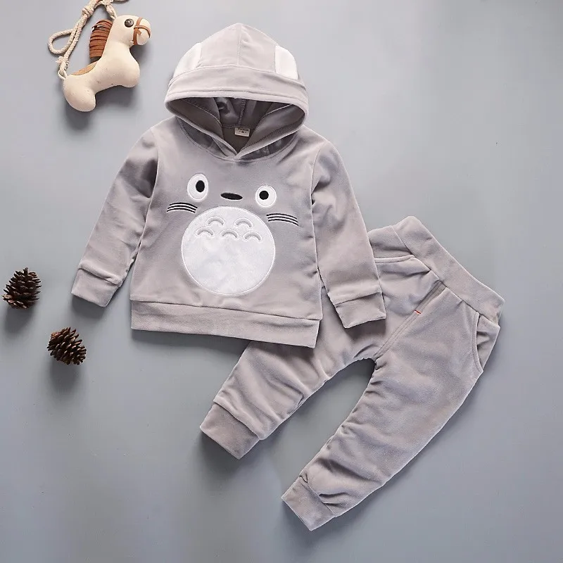 JG longmao blue gray Новая детская одежда на весну-осень с персонажами из мультфильмов для мальчиков Повседневное хлопковая футболка с коротким рукавом, одежда, штаны 2 шт./компл. Одежда для маленьких детей комплект одежды для детей, спортивный костюм - Цвет: JG longmao blue gray