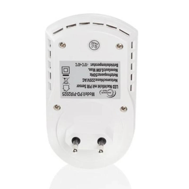 Новый 9LED 0 6 W подключить детектор движения розетка светильник прихожей