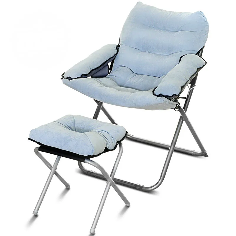 Lounge Chair Folding Lazy Chairs Household Balcony Siesta Chaise Office Student Dormitory Pregnant Women | Мебель