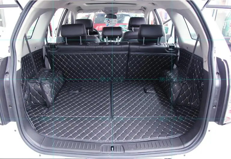 Полный задний багажник кассетного Коврики Этаж протектор ног pad S для Chevrolet Captiva
