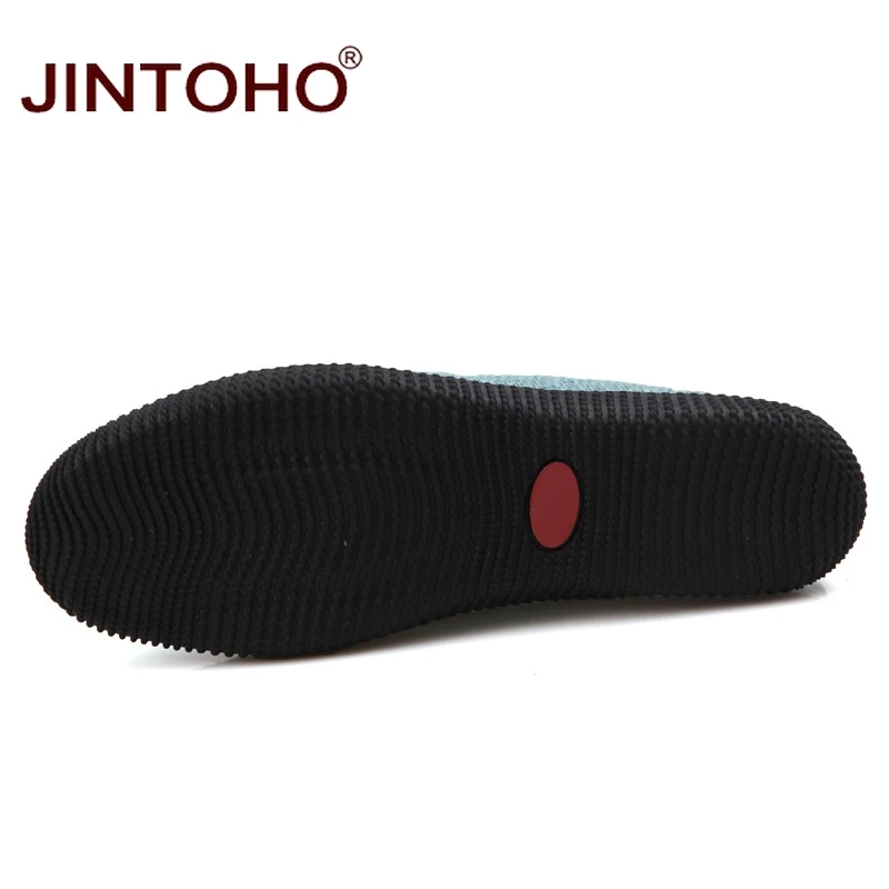 JINTOHO Мужская дышащая обувь повседневные мужские слиперы брендовая мужская
