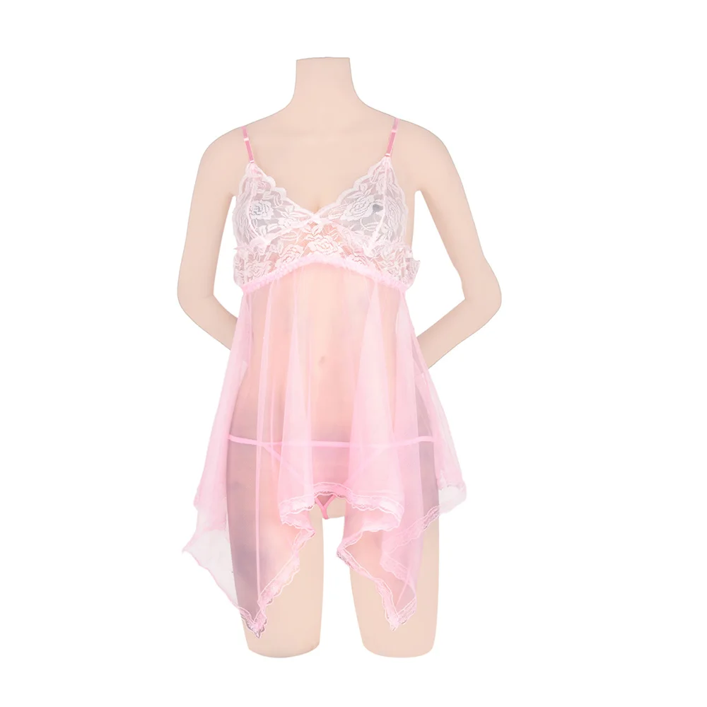 Порно Марля рыбий хвост Тип Кружева жгут пижамы лямки Babydoll Эротическое Сексуальное женское белье Ночная рубашка костюмы для женщин