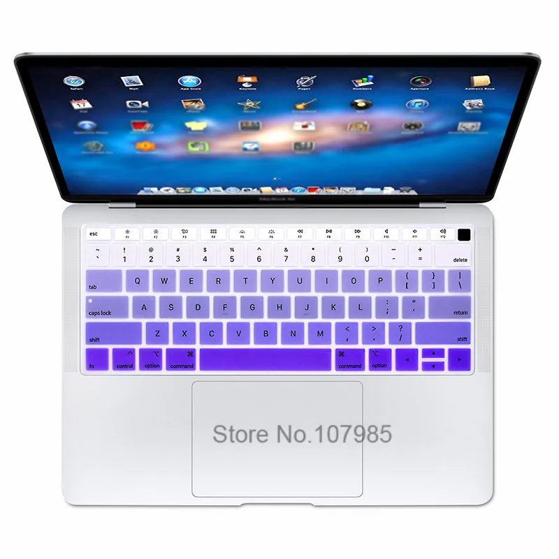 Для Apple MacBook Air 13 дюймов 2018 A1932 с сенсорной панелью Touch ID постепенный Цветной