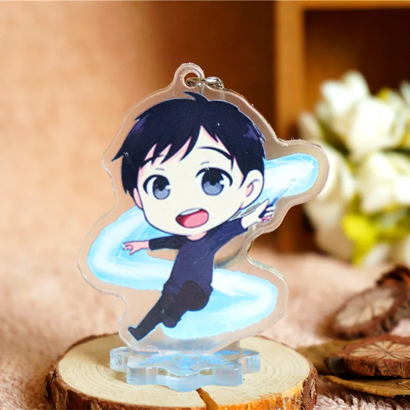 5 1 шт., 6 см, аниме, брелок, YURI ON ICE, плисецкий, Victor Nikiforov, кацуки, Yuri, брелоки, Portachiavi, Charn, брелок, стоящая пластина - Цвет: 5
