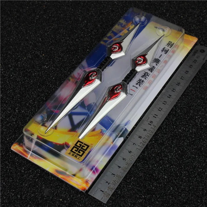 

Animation game weapon models, the edge of death, weapon 18 cm,2 pices/set, toy sword,The knife