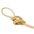 Позолоченный декоративный плетеный кабель в винтажном стиле Эдисона, электрический провод, антикварные текстильные плетеные лампы, шнур 2*0,75 мм