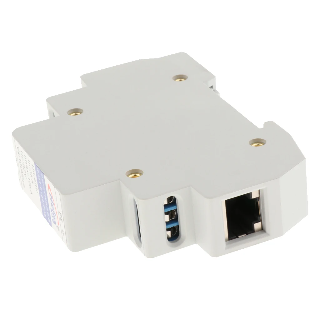 Железнодорожная сеть RJ45 POE стабилизатор напряжения гром молниеотвод устройство Rail Тип 100 м сеть POE устройство защиты молнии