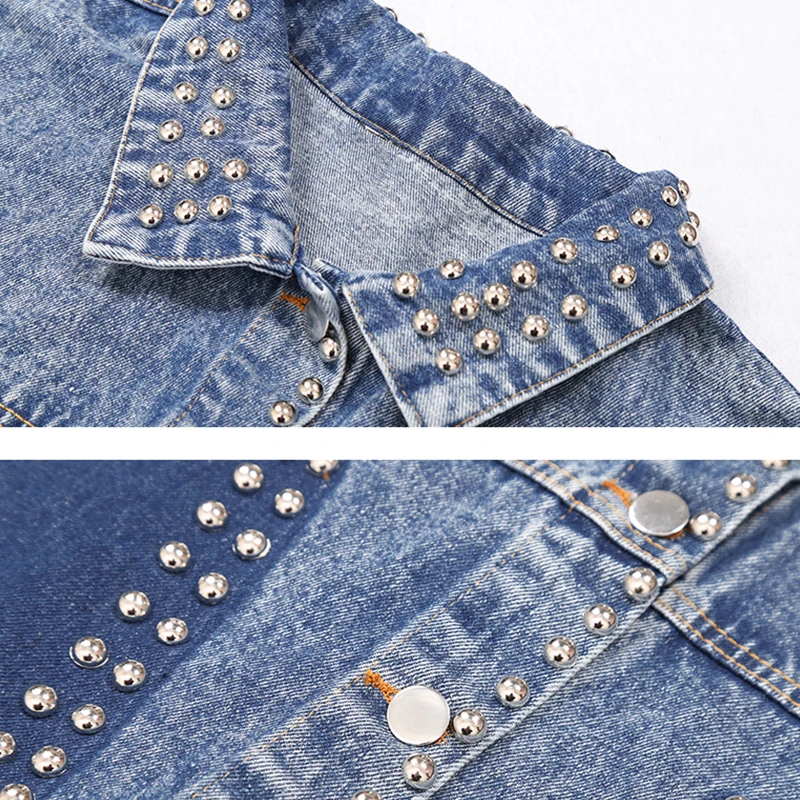 Fitaylor Синяя Женская Базовая джинсовая куртка весна осень винтажные негабаритные