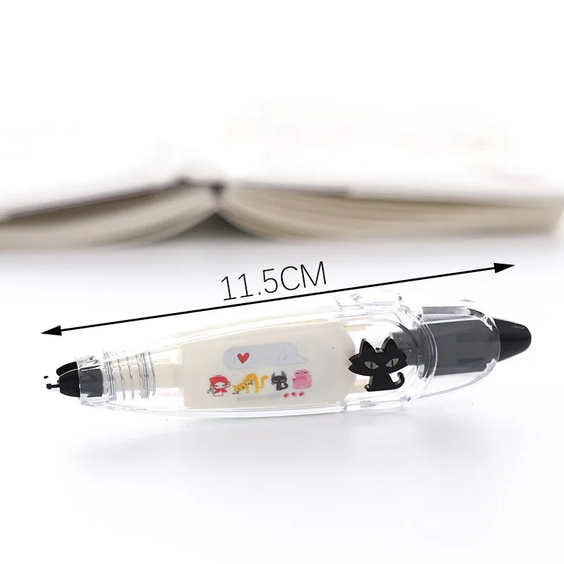 1 шт. милые Животные Корректирующая лента Пресс Тип канцелярские принадлежности Декоративные Дневник в