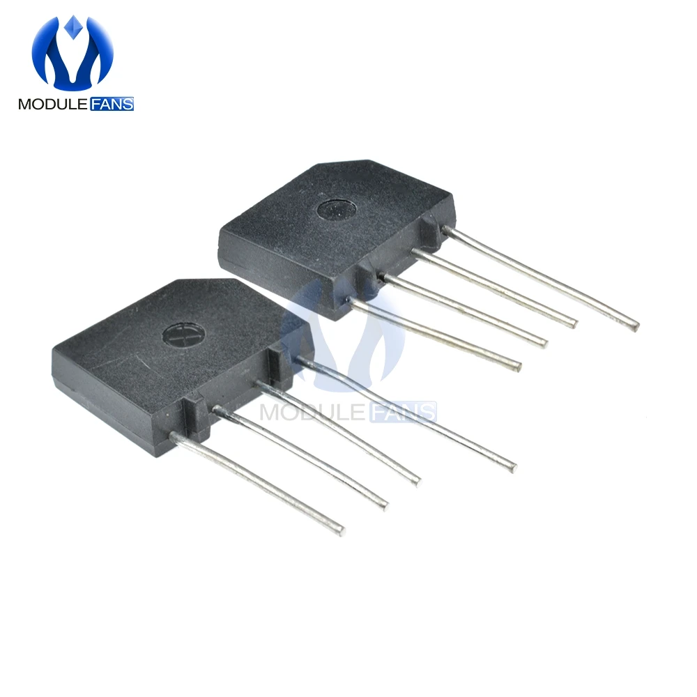 5 шт. Diy Электронный диодный мост выпрямитель 600 в 2A KBP206G KBP206 4-контактный SIP-4