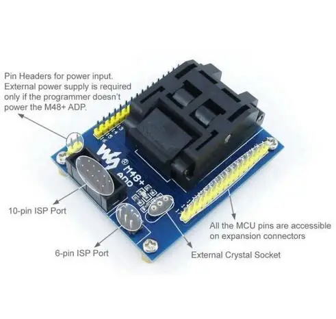 M48 + ADP ATmega48 ATmega88 ATmega168 TQFP32 AVR программируемый адаптер тестовая розетка Бесплатная