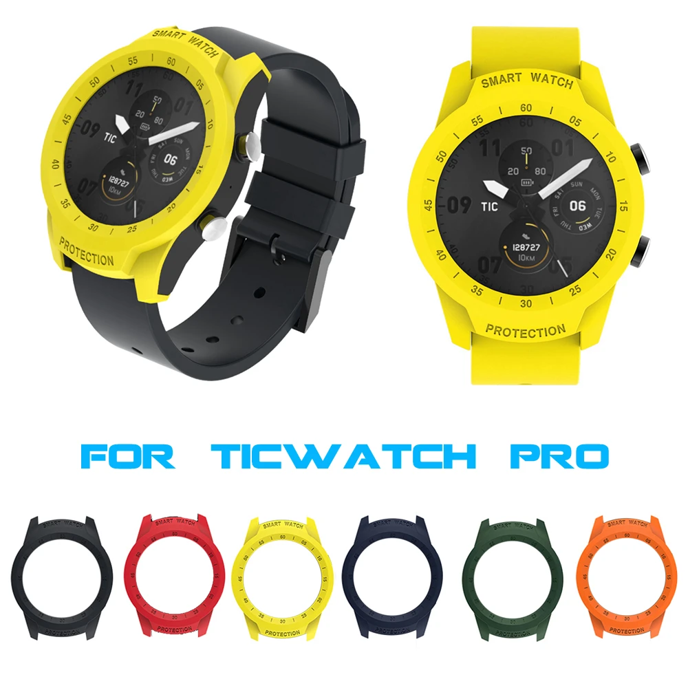 Смарт-часы циферблат защитный чехол для Ticwatch Pro защитный чехол умных часов крышка оболочка Tiwatch PRO Чехол бампер для Ticwatch Pro