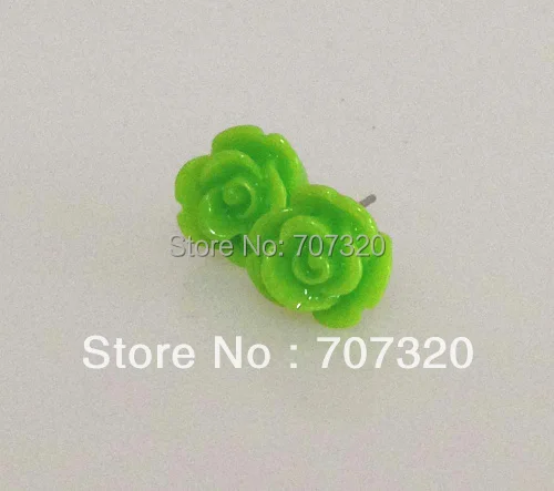 Женские серьги гвоздики с цветком розы 24 пары|24 pairs|women jewelry earringsjewelry earrings |
