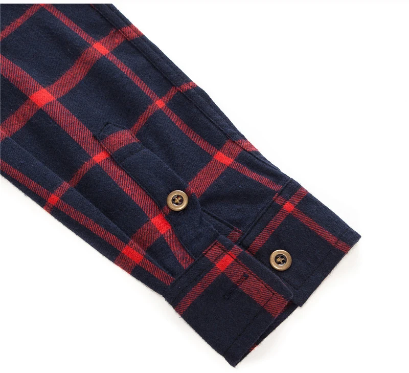 Модная рубашка мужские рубашки в клетку Хлопок Slim Fit красный хаки новая весенняя рубашка с длинными рукавами Повседневная стильная мужская одежда европейский размер