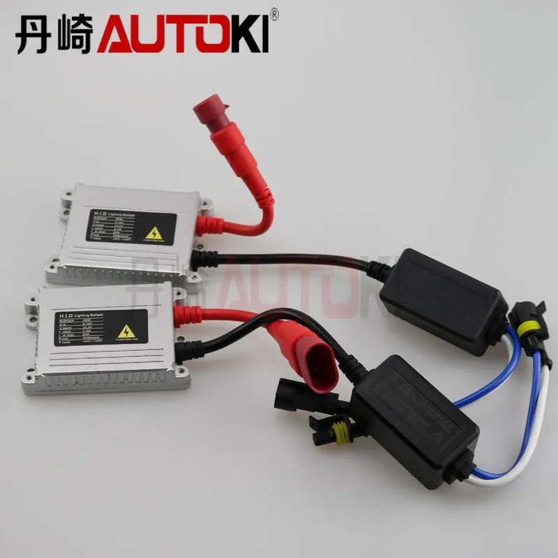 Autoki 2,5 дюймов Bi-xenon проектор объектив+ проектор кожух+ супер яркий светодио дный светодиодный свет руководство ангельские глазки+ балласт+ лампы+ провода жгут