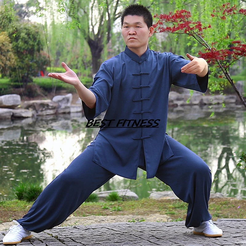 Искусственная форма кунг-фу Tai chi традиционная китайская одежда с коротким