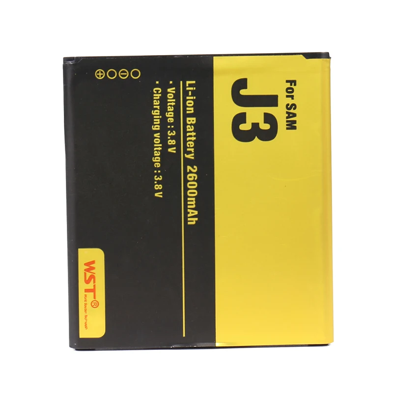 WST батарея для samsung Galaxy J3 J3109 G5306 J5 J500F реальная емкость 2600 мАч сменные батареи