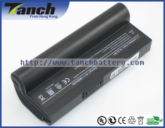 Аккумуляторы для ноутбуков ASUS Eee PC 701 700 901 701SD 900HD 1000H 904 E AL23 901H 870AAQ159571 S101 7 4 V 6 cell|battery