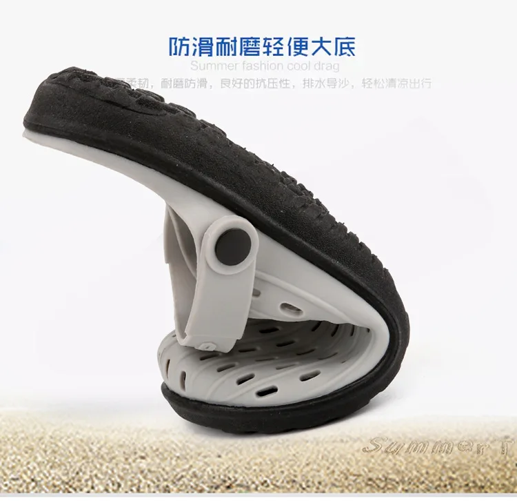 Новинка 2018 мужские летние шлепанцы модные пляжные сандалии Повседневные слипоны