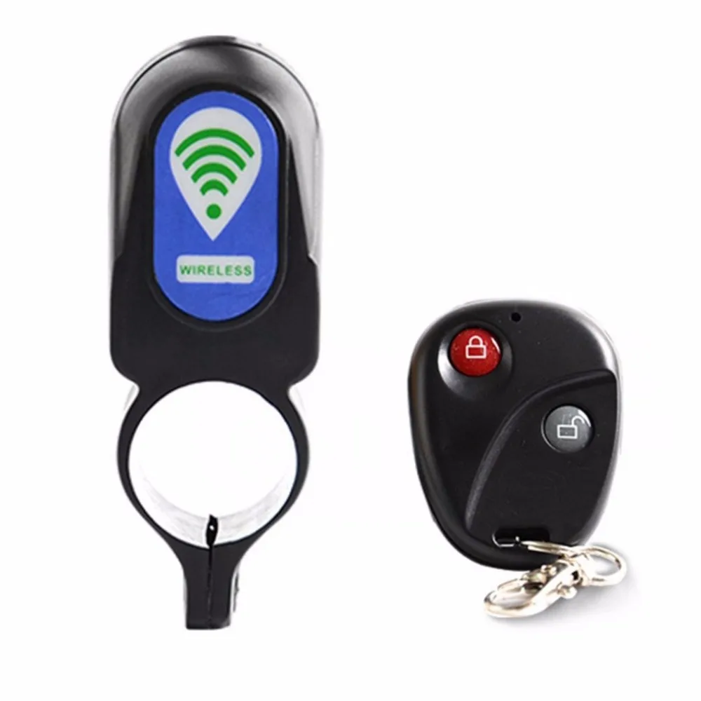 Bicycle Alarm Lock Anti-theft With Remote Controller Riding Cycling Security Vibration Accessories New | Спорт и развлечения