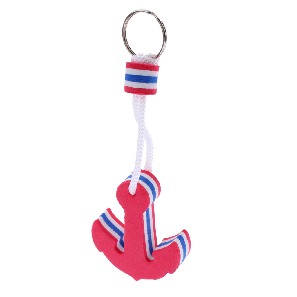 

Anchor Shaped Foam Floating Key Ring Water Buoyant Keyring Boating Yachting Sailing Rowing Keychain Tool