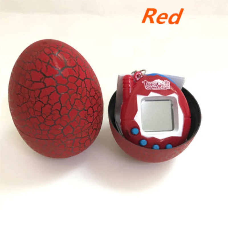 E Tamagotchi виртуальный кибер питомец яичная скорлупа Виртуальная кибер питомец игра Малыш игрушка прозрачная - Цвет: E