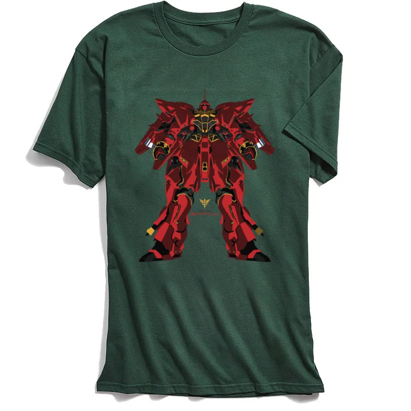 Мужская футболка с 3D принтом Sinanju MSN 06S Красная Gundam 2018 Новый рождественский