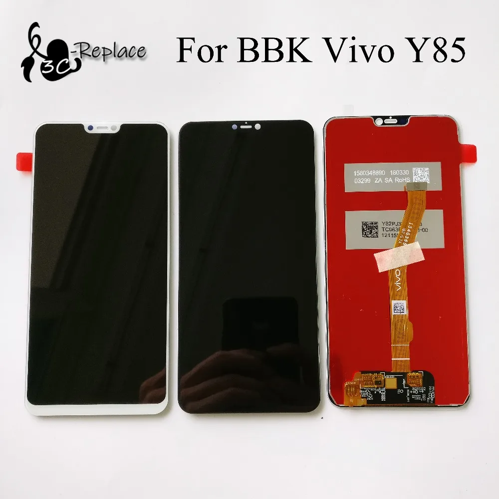 100% тестирование Белый/Черный 6 3 дюймов для BBK Vivo Y85 ЖК дисплей Дисплей + кодирующий