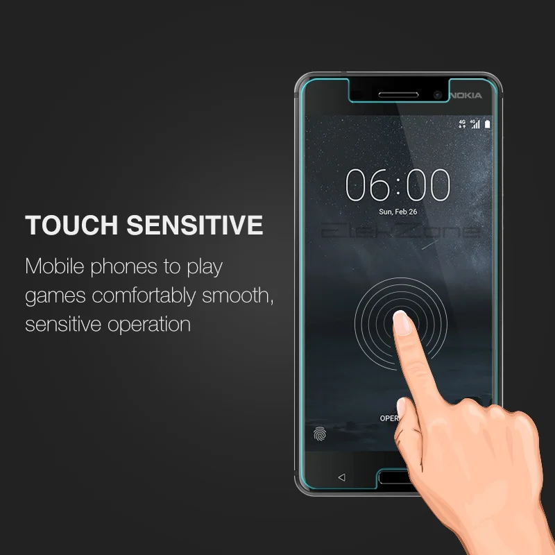 HD защитная пленка для Nokia 6 из закаленного стекла прозрачная 1 Plus Защитная
