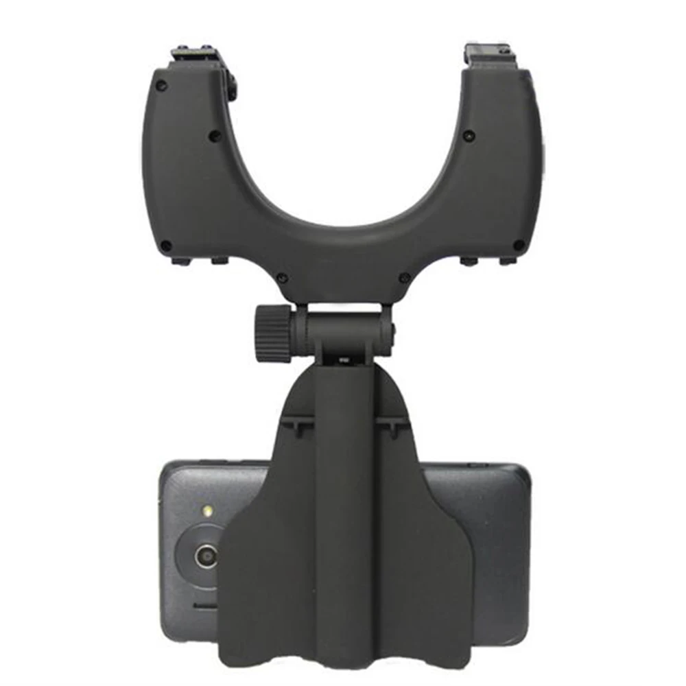 

Eagwell Car Rear View Mirror Mobile Phone Holder Stand Universal Adjustable Bracket For iPhone X 8 7 Plus for Samsung Xiaomi GPS