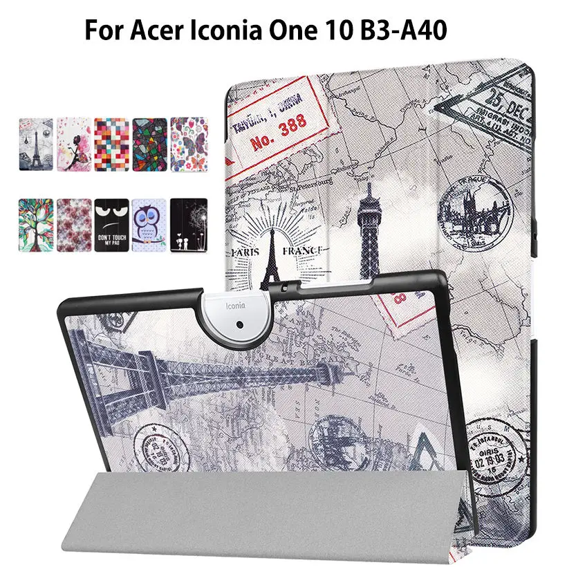 Чехол для Acer Icona One 10 тонкий умный чехол с подставкой B3 A40 1 дюйма планшета из