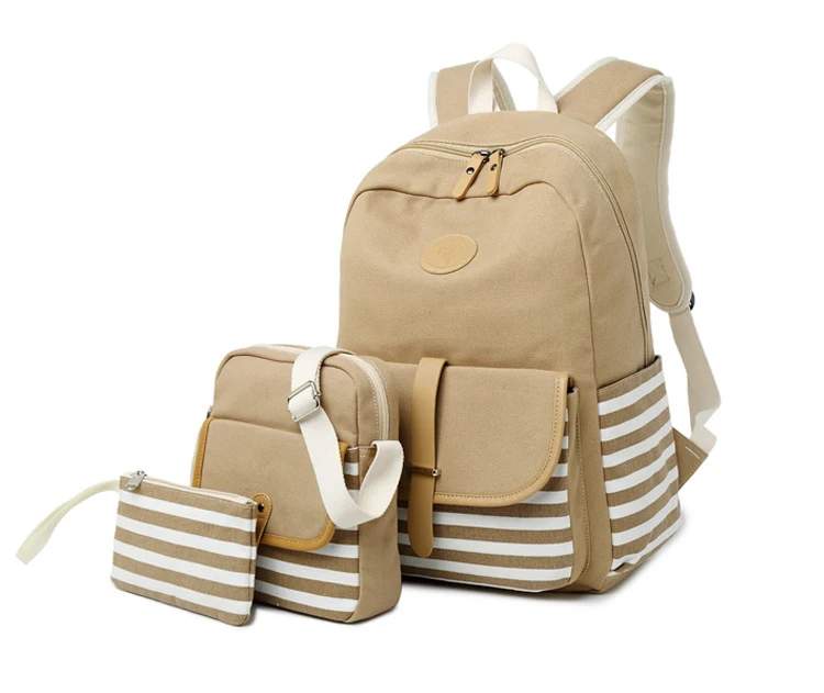 Tourya 3 шт./компл. модный Холст Женский Рюкзак Bookbag Ноутбук Колледж Bagpack Путешествия Рюкзак Школьная Сумка для подростков девочек