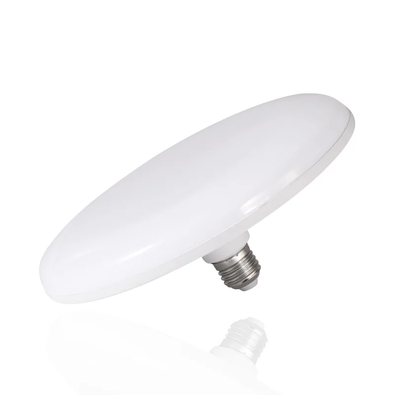 Белая светодиодная лампа E27 20W 40W 50W 60W экономия энергии UFO Bombillas освещение дома холодный 6500K высокая яркость включена.