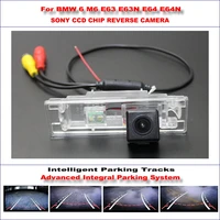 car intelligentized reverse camera for bmw 6 m6 e63e63ne64e64n 2003 2010 rear view backup dynamic guidance tracks cam