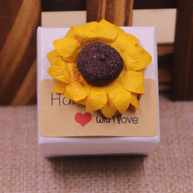 24 шт./лот 2019 новый стиль цветок и ручная работа с надписью Love ожерелье коробка
