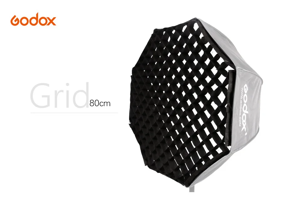 Godox портативный 80 см 3" сотовая Сетка фото-зонт софтбокс Отражатель для вспышки Speedlight(только сотовая сетка