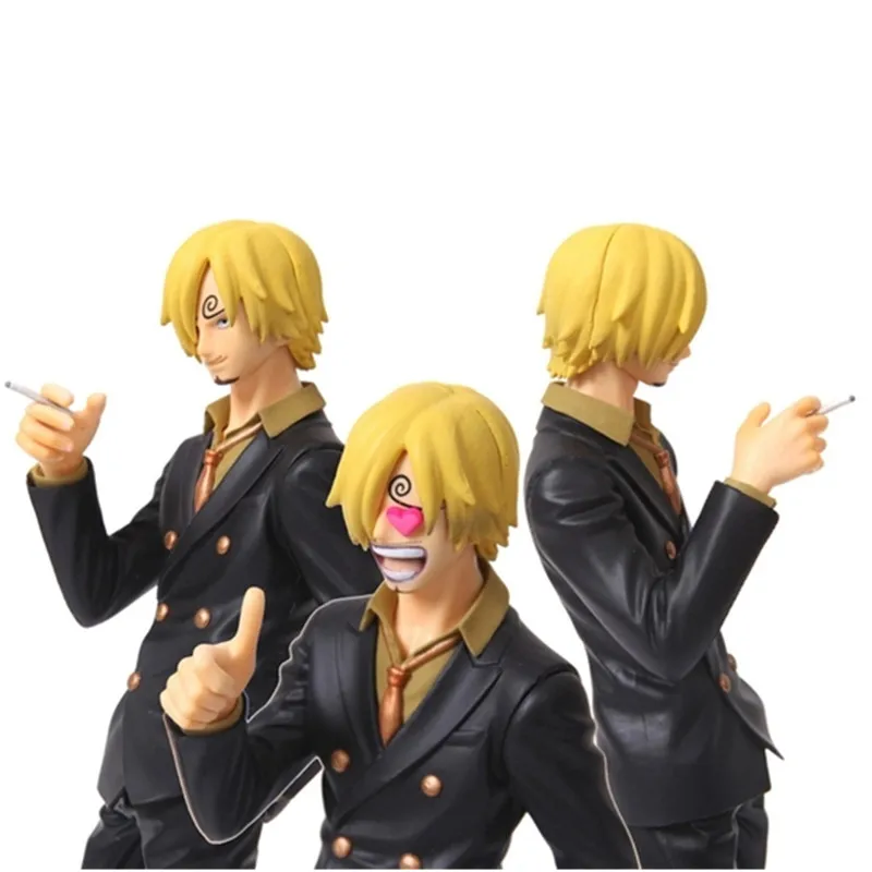 Аниме фигурку один кусок после 2 года Sanji POP Shanks Коллекционная игрушка 23 см