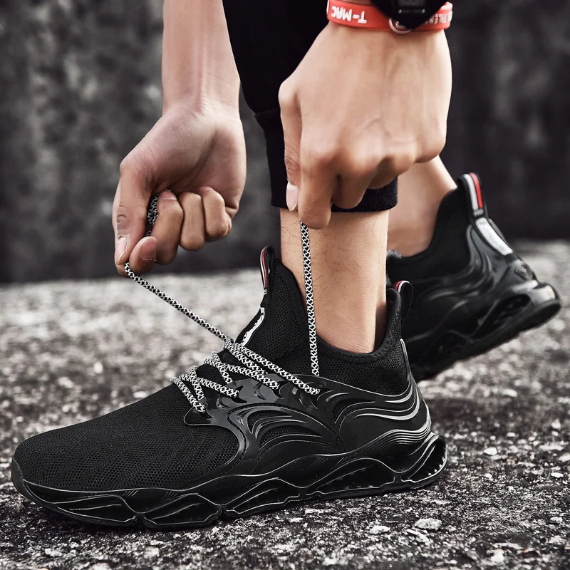 TRAANO Shoes Men Sneakers Sport Spring Summer Models Hot Sale Breathable Blade The Series Lace-Up Style CC-120 | Обувь