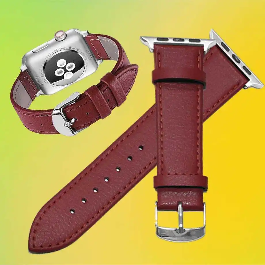 

Ремешок кожаный для Apple watch Band Series 5/4/3/2, 44 мм 42 мм, 40 мм 38 мм
