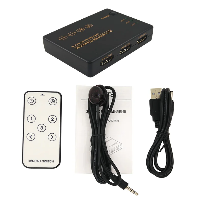 3-портовый HDR HD переключатель HDCP 2 4K 60 Гц 3 входа 1 выход порта Переключатель