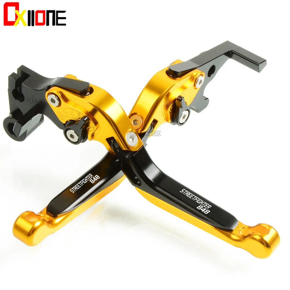 CNC алюминиевый мотоцикл для Ducati STREET FIGHTER 848 2012- мото рычаг аксессуары регулируемые складные тормозные рычаги сцепления