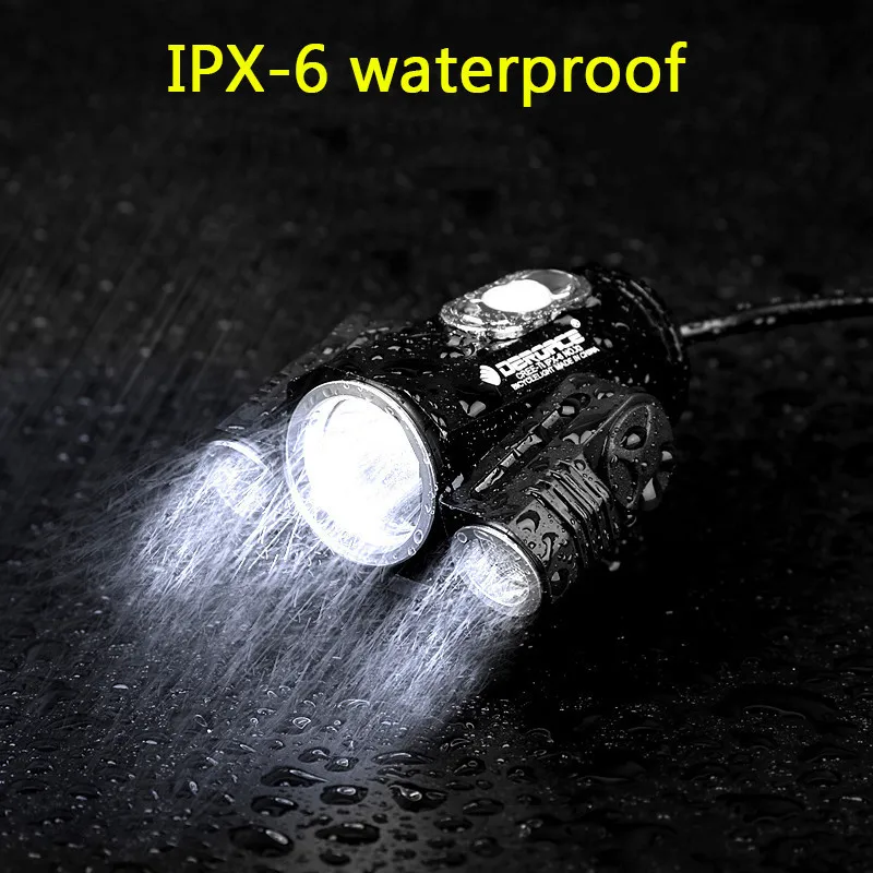 Светильник фонарь XM L T6 светодиодный налобный фонасветильник для велосипеда