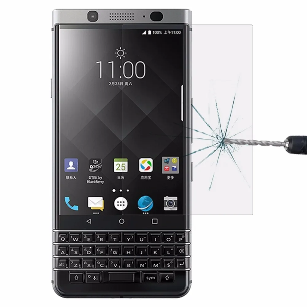 Пленка для экрана BlackBerry Keyone 0 26 мм 9H твердость поверхности 2.5D закругленные края
